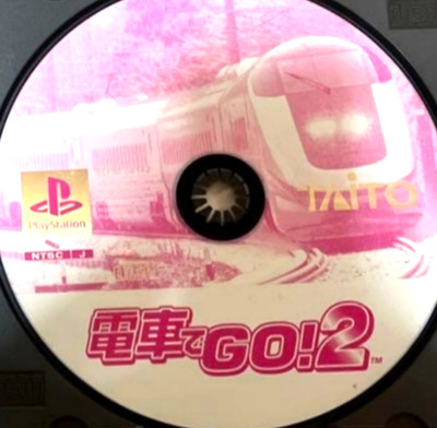 Densha de Go! 2 Playstation PS1 Nur Disc Gebraucht Getestet Japanisch Ver
