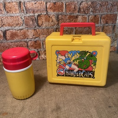 80er Vintage Bluebird Thundercats Brotdose und Flachmann 