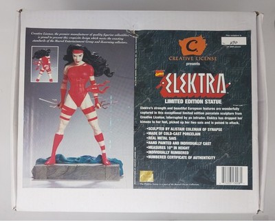 ELEKTRA #690/2500 Creative License Painted Statue! 1996 Marvel! Daredevil! BNIB