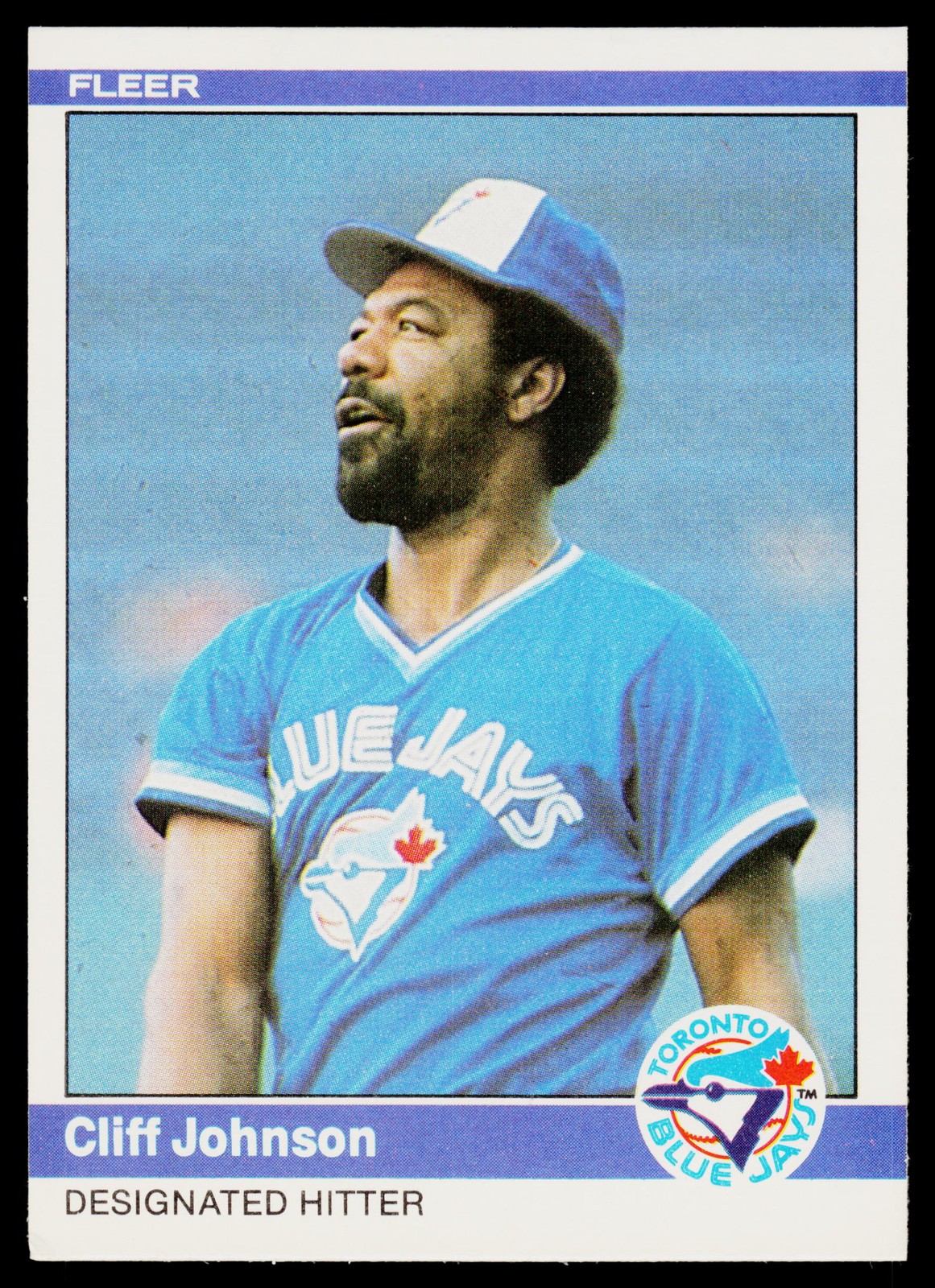 1984 Fleer #159 Cliff Johnson - POOR