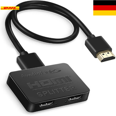 4K HDMI Splitter | 2 Monitore | USB-Power
