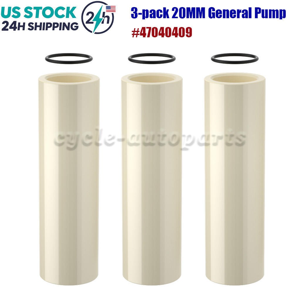 3pc 47040409 Ceramic Plunger 20mm For General Pump Interpump T1011 TS1011 TS1021
