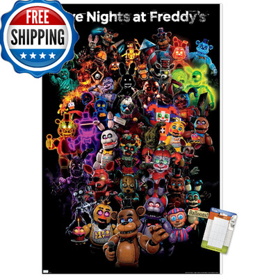 Trends Five Nights at Freddy's Special Delivery Collage Wall Poster 34x22.4