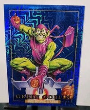 2024 Skybox Marvel Masterpieces '92 Platinum Blue Traxx #36 Green Goblin