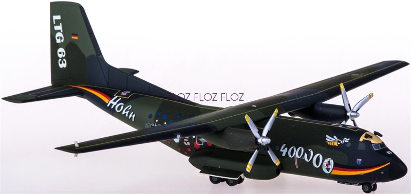 for Herpa for Luftwaffe for Transall C-160 50+72 1:200 Aircraft Pre-built Model