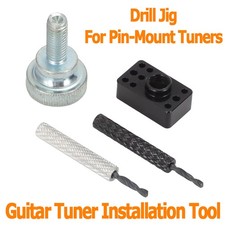Guitar Tuner Installation Tool For Fender Schaller Drill Jig For Pin-Mount Tuner