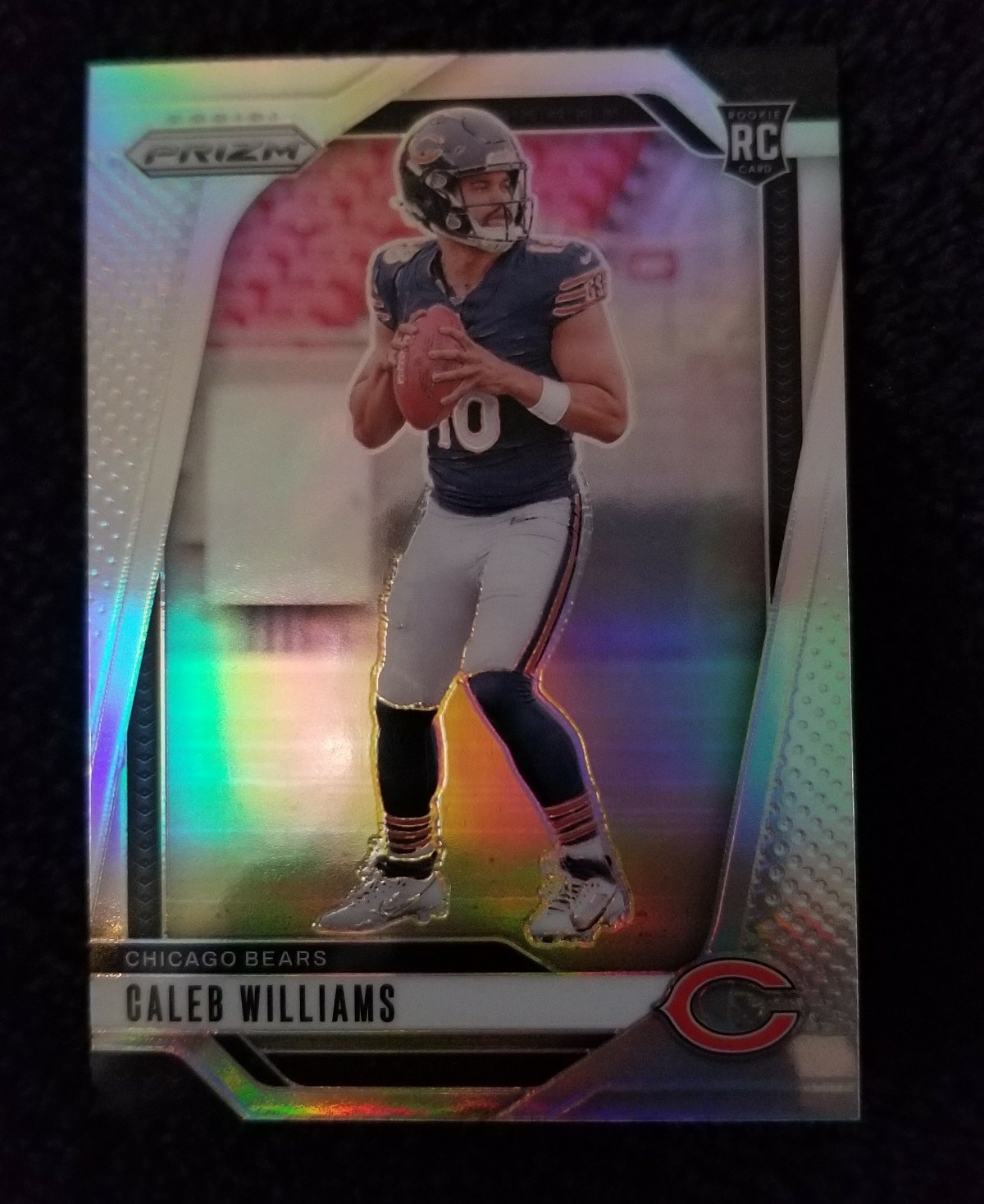 Caleb Williams 2024 Panini Prizm #301 Silver Prizm Rookie Chicago Bears 🏈🔥