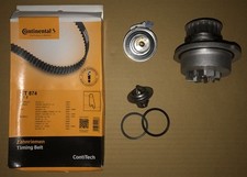 Continental Zahnriemen+Wasserpumpe+Thermostat für Opel Astra F G Corsa A B