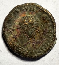 The Ancient Rome Potin Tetradrachm featuring Aurelian and Vabalathus from 275 AD