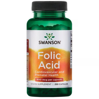 Folsäure 800 mcg 250 Kapseln Swanson