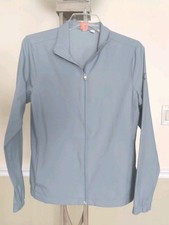 Puma Jacket Sz Small Lightweight Sports Athletic Gray Pockets Logo