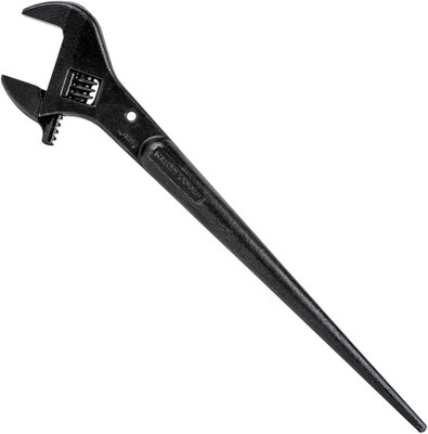 Klein Tools 3239 Adjustable Spud Wrench, Made in USA, 16-Inch 16-Inch, Black 