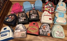 NWT loungeflys, Hello Kitty, Barbie, Lord of the Rings, Funko, & NBC Backpacks!