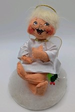 Annalee Praying Christmas Angel Doll Holiday Retro Nostalgia Whimsical Folk Art