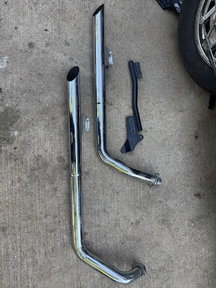 Silenciador de tubos de escape Honda Shadow VT750 2004-2009 Aero COBRA Foto 2 de 4