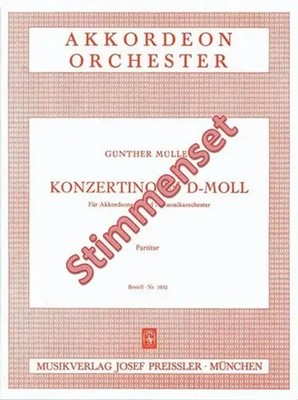 Konzertino in d-Moll | Stimmensatz | Musikverlag Josef Preissler