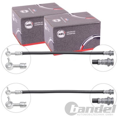 2x A.B.S. BREMSSCHLÄUCHE VORNE LINKS + RECHTS passend für MAZDA MX-5