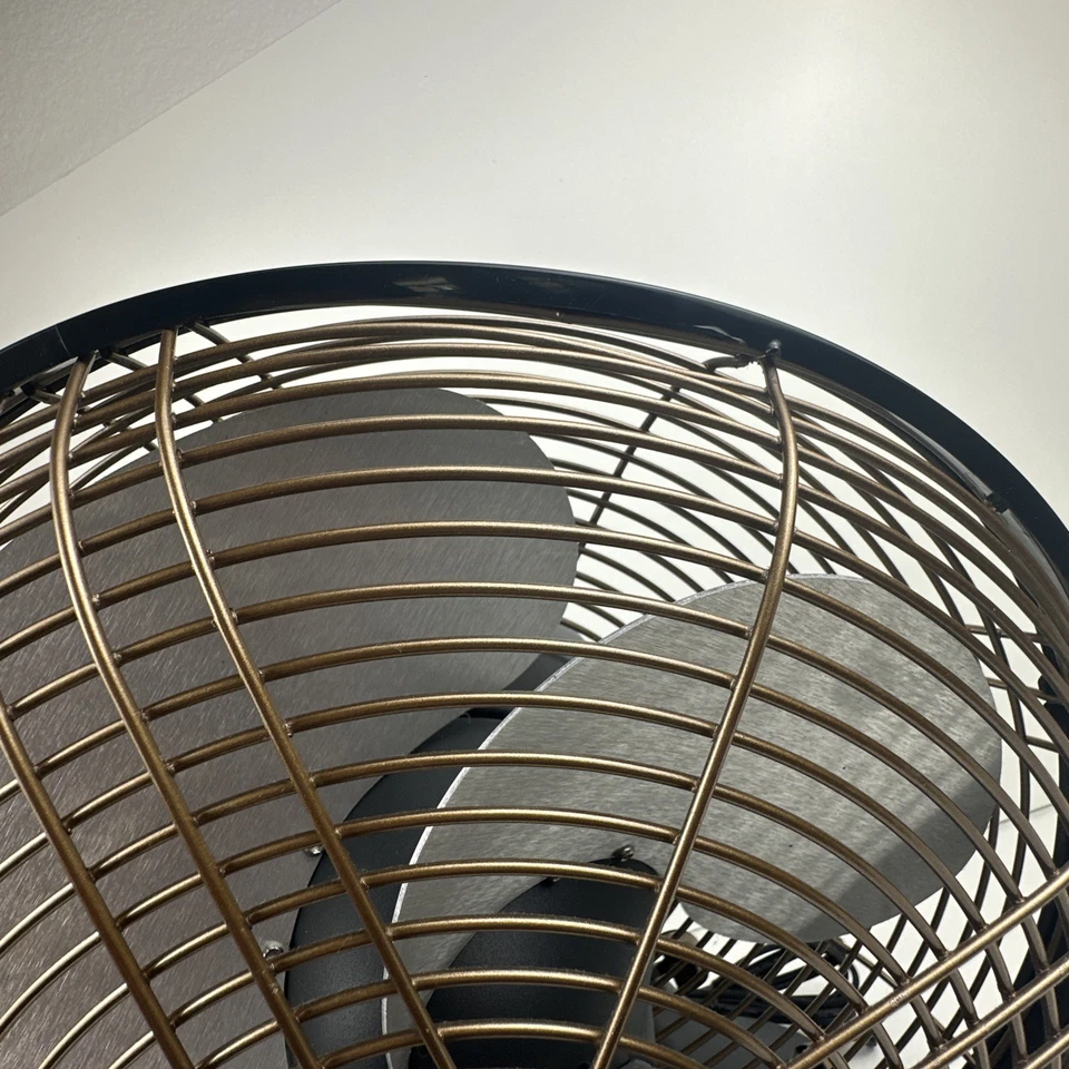 Ventilador retro oscilante Vornado Silver Swan Alchemy Gunmetal medio negro/bronce Foto 3 de 4