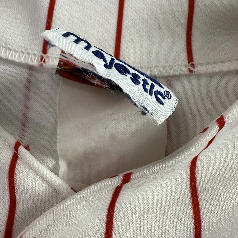 Jim Thome Philadelphia Phillies Jersey majestic Men’s Small 90s - Image 4 of 4