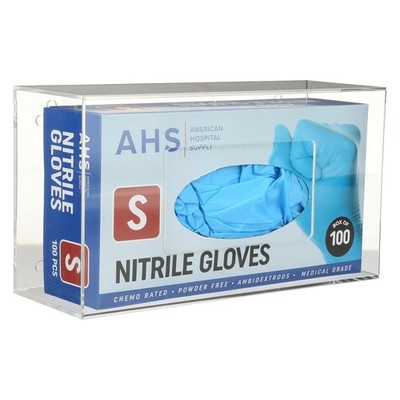 HOSPITAL SUPPLY Wall-Mount Glove Dispenser | Clear Acrylic Glove Holder with ...