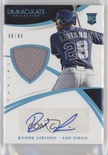 2015 Panini Immaculate Rookie Material Autos 48/49 Rymer Liriano #127 Auto fm0