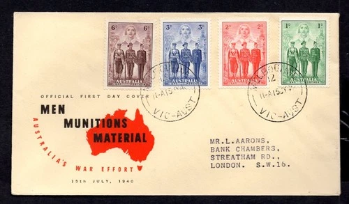 Australia - 1940 Australian Imperial Forces First Day Cover