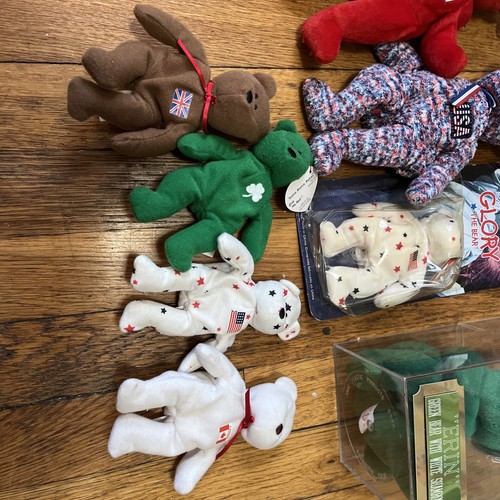 Ty Beanie Babies Country Bears Lot And Display Case | eBay