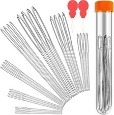 Large Eye Blunt Needles Stainless Steel Yarn Knitting Sewing Craft Tool