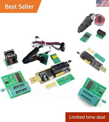 Ultimate USB EEPROM Programmer Set with Fast SOIC8 Clip for Tech Enthusiasts