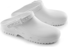 Schu'zz Herren Clog Badeschuhe Bloc Homme Blanc / Weiß