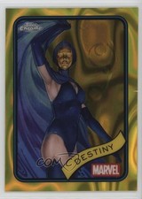 2025 Topps Chrome Marvel Comics Yellow Lava Refractor Destiny #175 1jb0