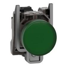 XB4BVB3, Schneider Electric, Pilot light, Harmony XB4,metal, 22mm, universal LED