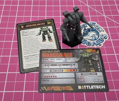BattleTech WARHAMMER Mech -- Alpha Strike Box Set  - New + Cards!