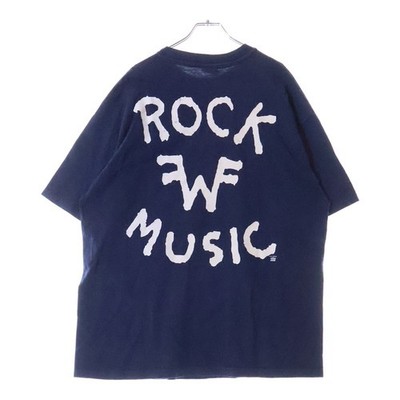 90s weezer/ROCK MUSICネイビー Tシャツ L VINTAGE 90s WEEZER 1995