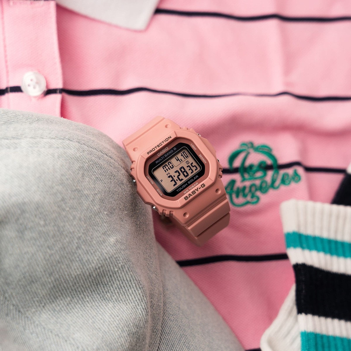 CASIO BABY-G ピンク BGD-5650-4JF BABY-G ベビージー 小型 スリム スクエア BGD-5650-4JF