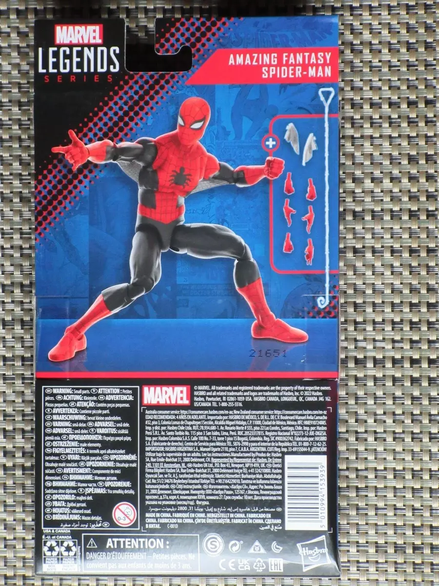 Marvel Legends Amazing Fantasy Spider-Man action figure Hasbro