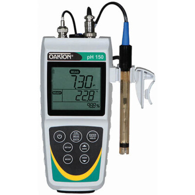 Oakton WD-35614-30 Eutech pH 150 pH, mV, Temperature Meter and Probe