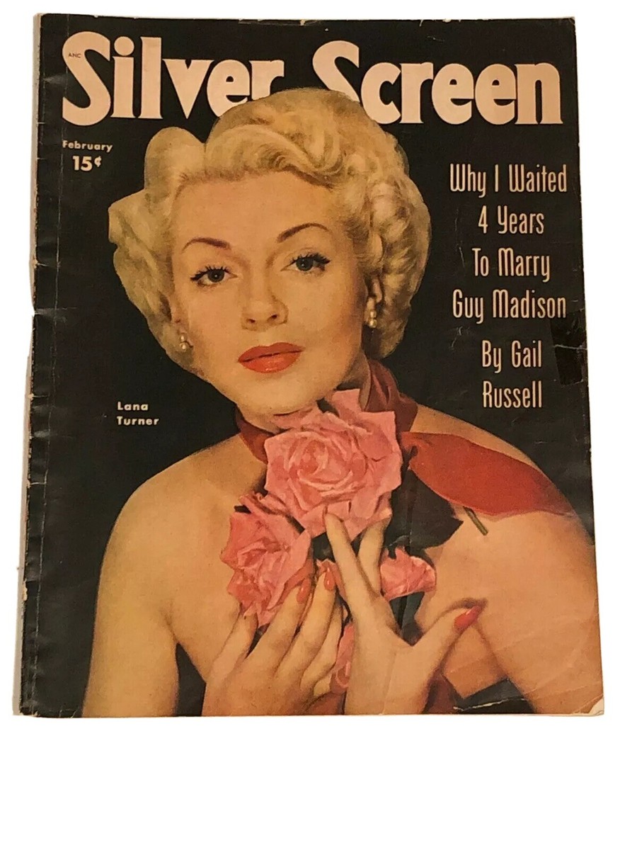 SILVER SCREEN MAGAZINE - February, 1950 - LANA TURNER | eBay