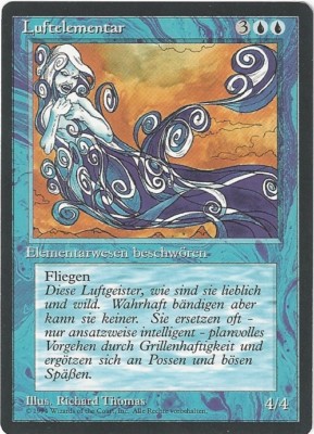 TCG MtG 118 FBB Deutsch Limitiert 3rd Luftelementar / Air Elemental