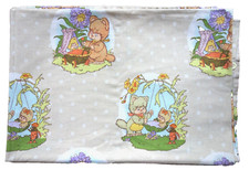 Bettüberzug Kinderstoff Stoffrest Monchhichi 90x130 cm/130x180 Vintage 70er Jahr