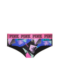 Victoria's Secret PINK Logo Hipster Panty 80's Print