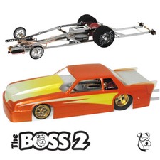  332M 1/24 The BOSS 2 DRAG Slot Car RTR MUSTANG LX - EAGLE Motor - 3/32" Axle