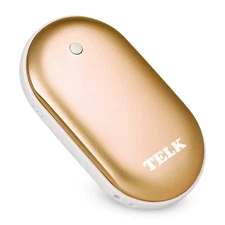 TELK Rechargeable Hand Warmer 5200mAh – USB Power Bank for Outdoor/Winter