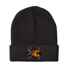 Beanies for Men Cymbals Style A Embroidery Winter Hats Women Acrylic Skull Cap