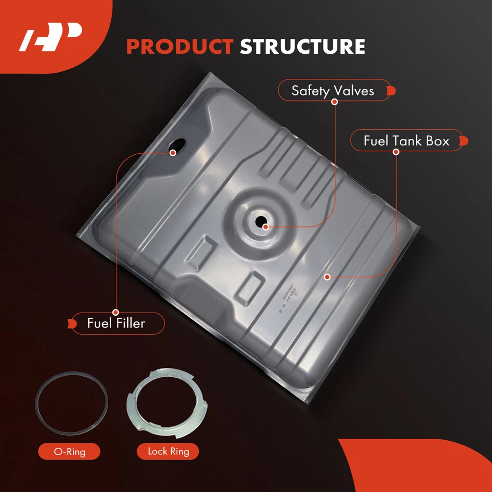 Nuevo tanque de combustible de 21 galones con anillo de bloqueo para Ford LTD II 1977-1979 Mercury Cougar Foto 2 de 4