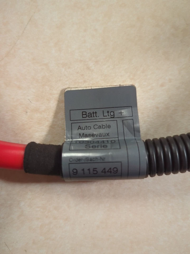 2007-2009 BMW X5 3.0Si E70 ~ POSTIVE BATTERY CABLE ~ 61129115449 - Image 4 of 4