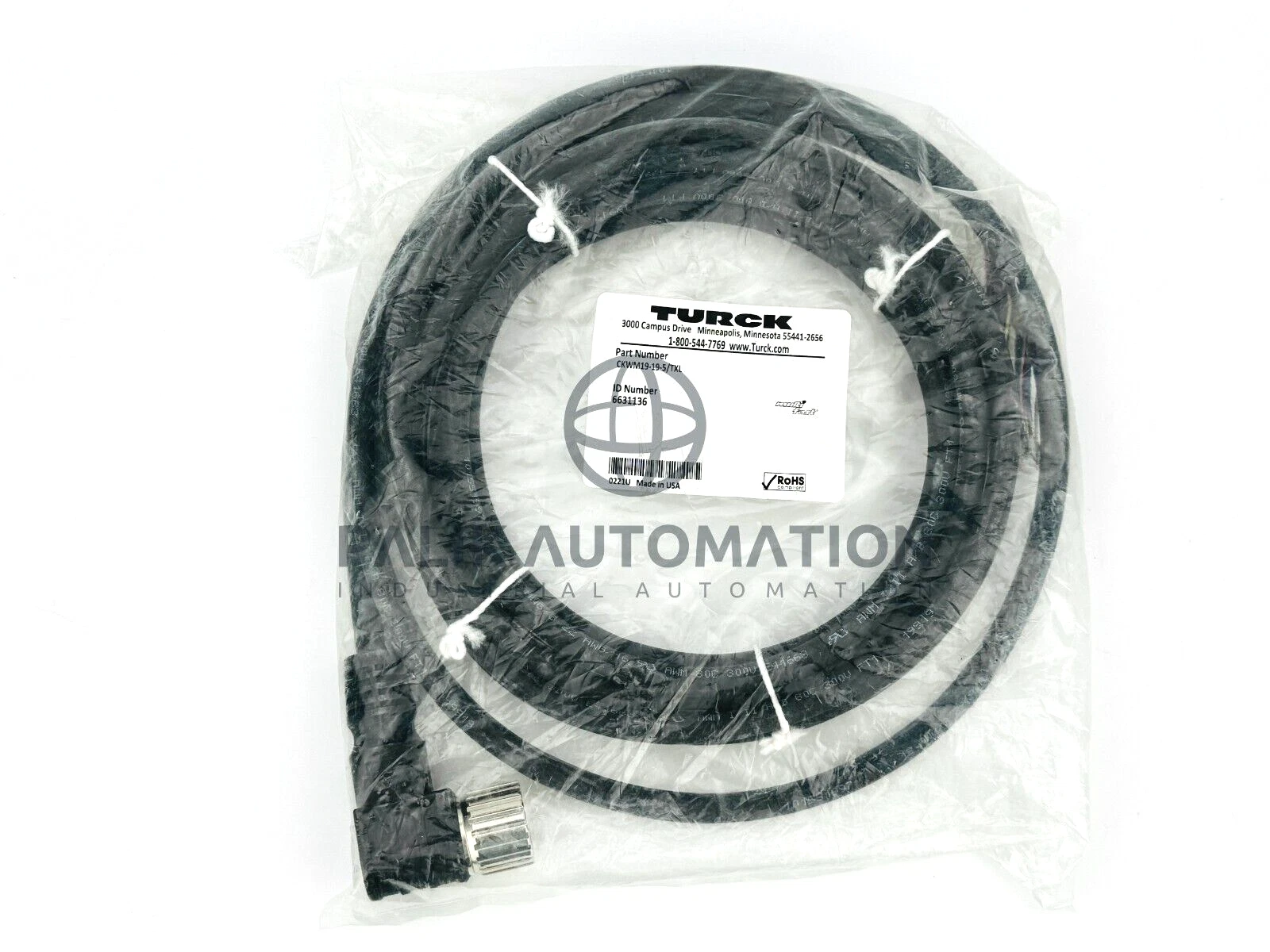 TURCK CKWM19-19-5/TXL 6631136 Supply Cable for Multiple Passive Junction Box NEW - Bild 1 von 5