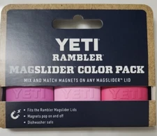 Yeti Magslider Magnets 3pk (Power Pink Trio)