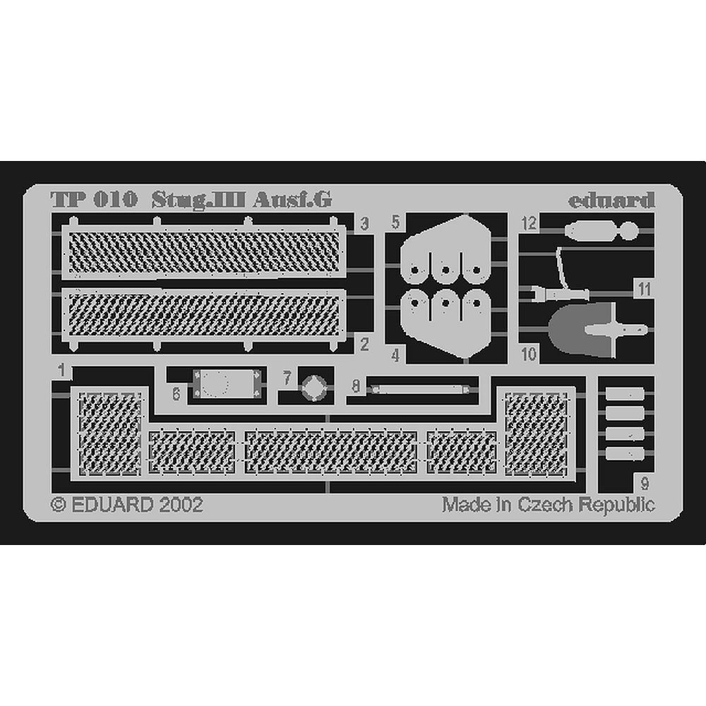 Eduard TP010 StuG.III Ausf.G Grilles for Tamiya 1/35