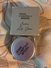 Urban Essentials Coffee Bean Full Size Mineral Satin Lip Gloss Pot New NIB Rare